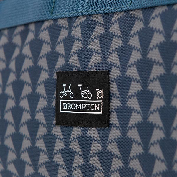 Close up of Brompton x Liberty bag